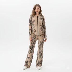 Floral Woolen Coord Set - Fashion Clothing for Women