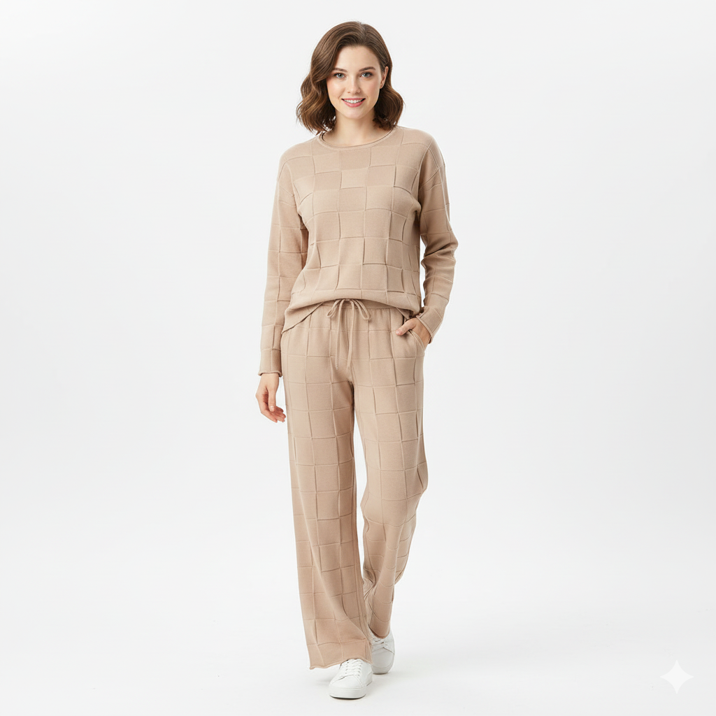 Women's Textured Co-ord Set - Chic & Versatile Fashion Clothing - Image 3