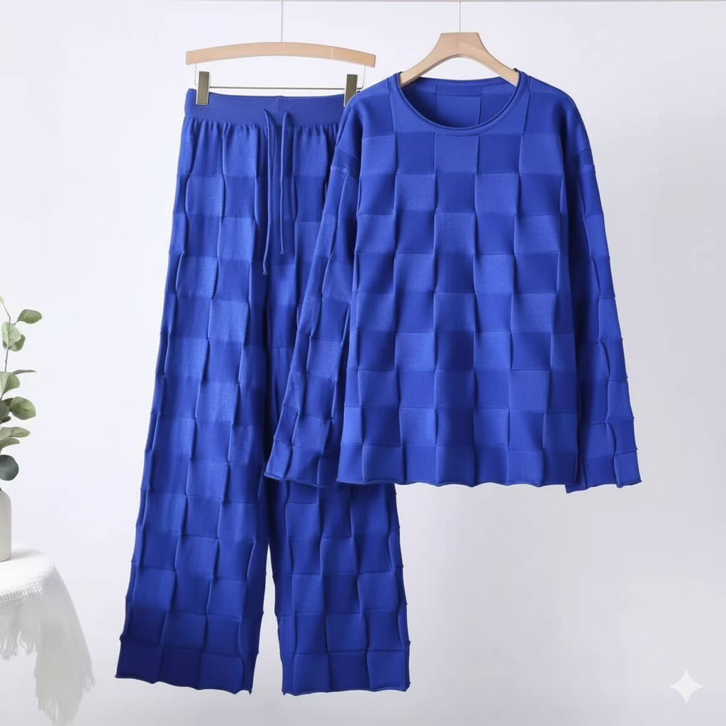 Women's Textured Co-ord Set - Chic & Versatile Fashion Clothing - Image 4