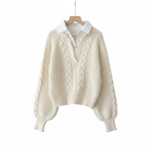 Women's Statement Tops with Attached Sweater