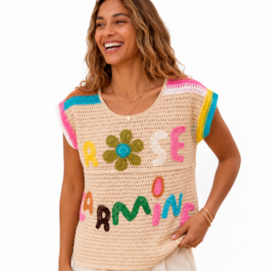 Candy Crochet Top - Women's Shirt