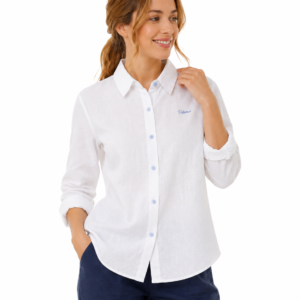 Snowdrop Shirt - Elegant Winter Floral Design