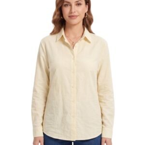 Butter Linen Shirt Top - Premium Lightweight Casual Shirt