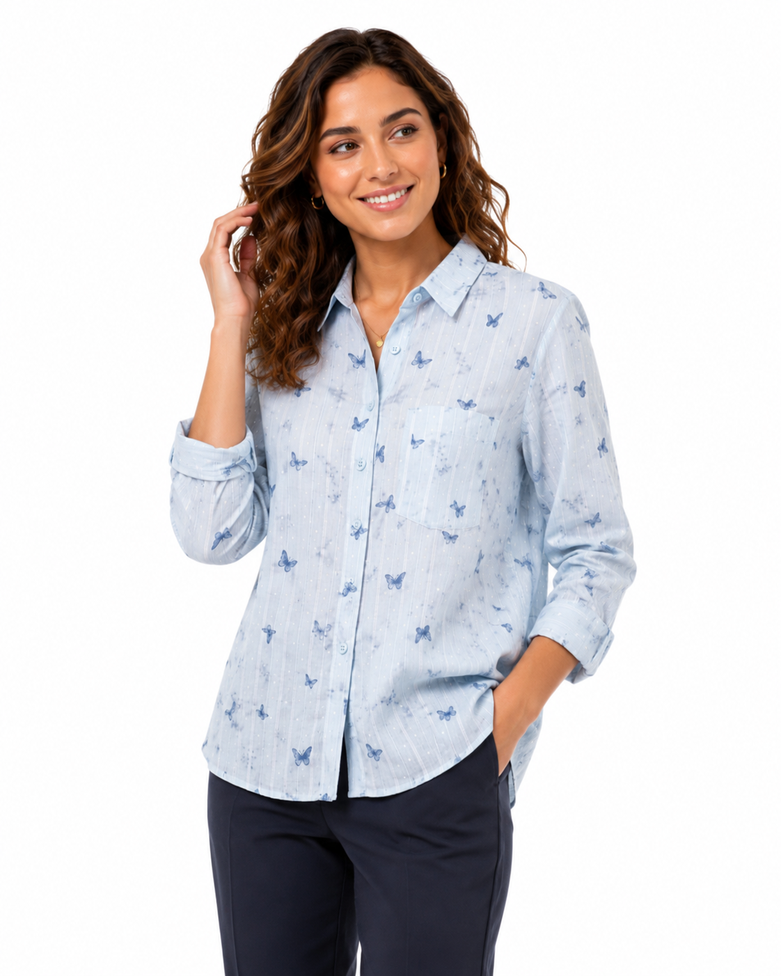 Sky Butterfly Shirt - Stylish & Comfortable