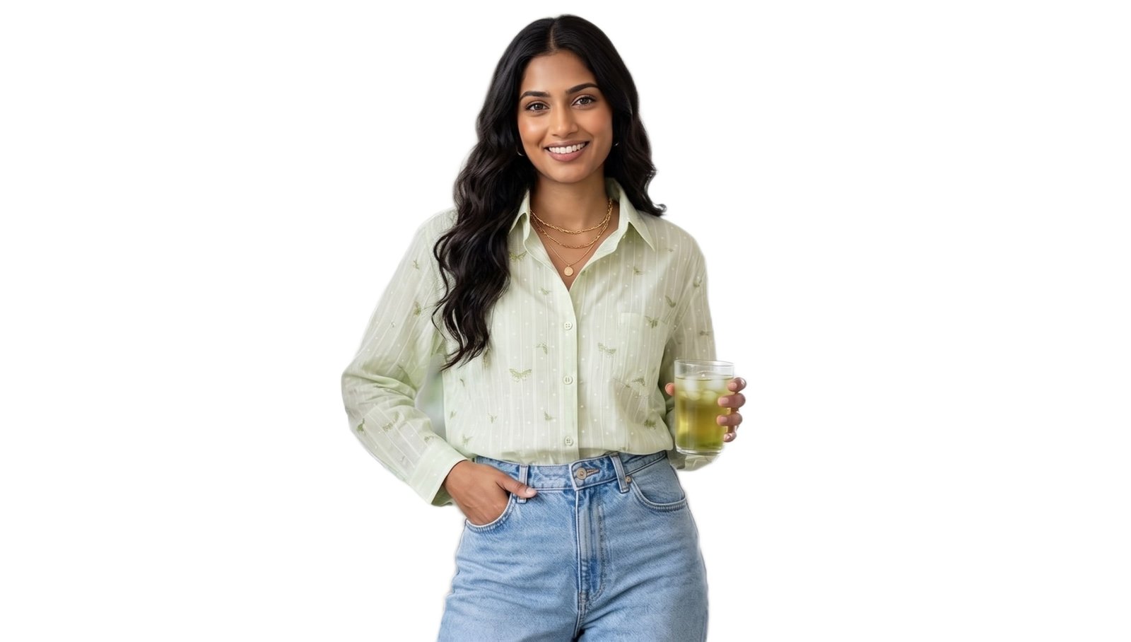 Mint Butterfly Shirt - Stylish & Comfortable - Image 5