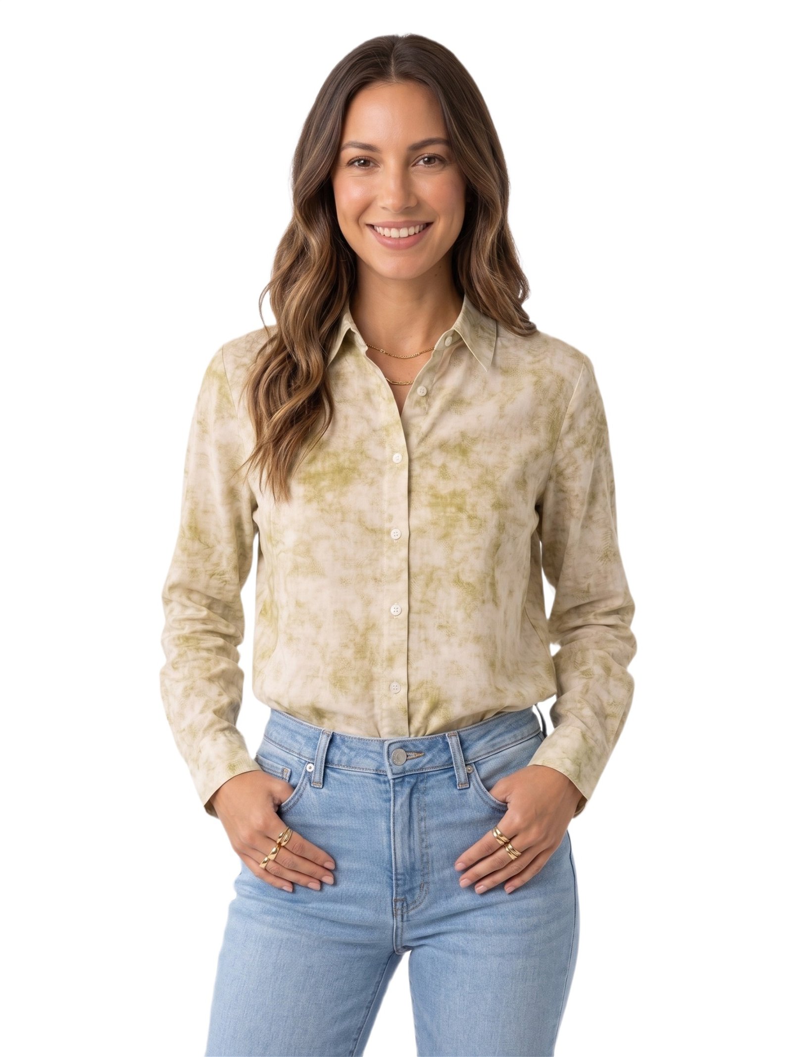 Olive Cloud Women's Casual Shirt