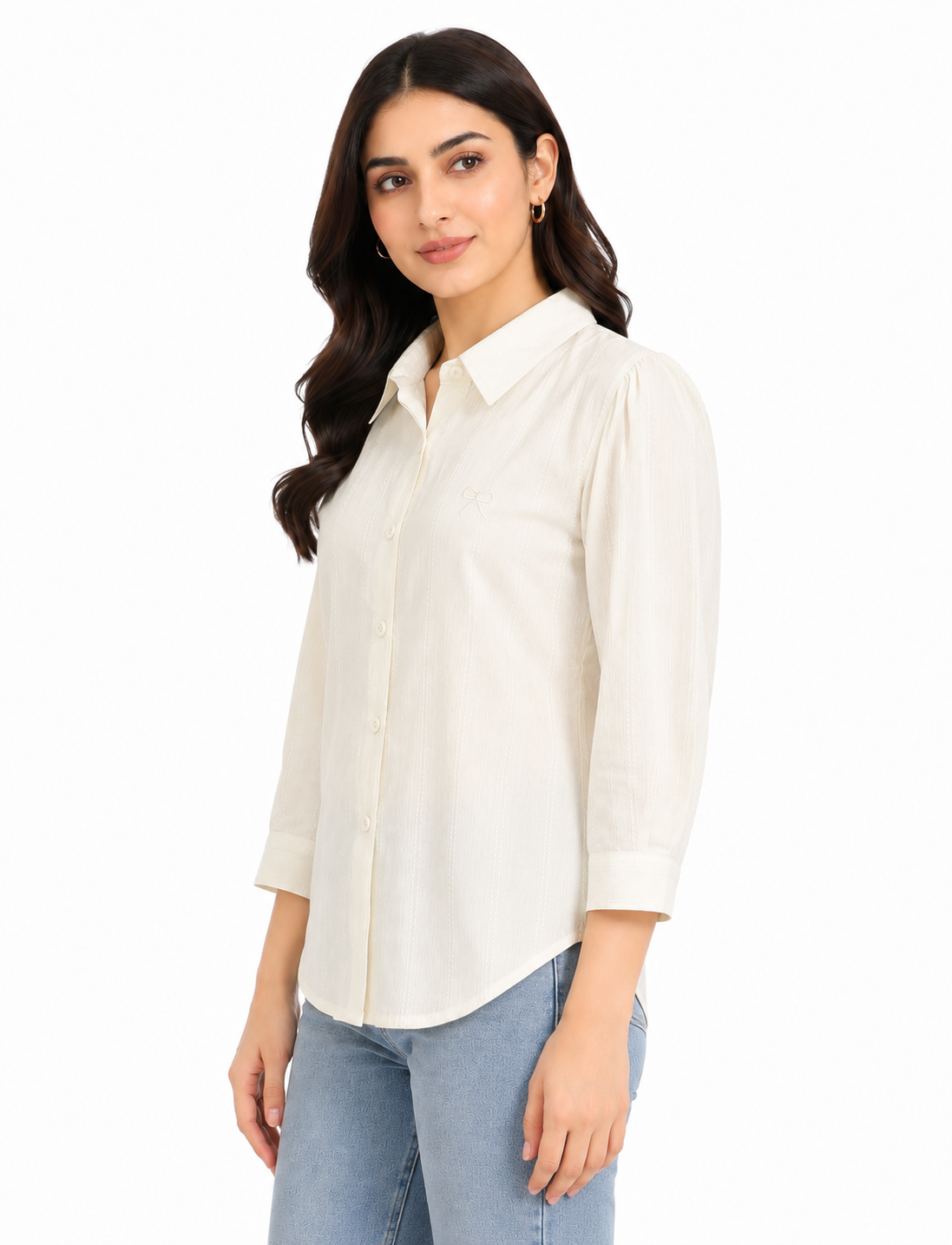 Ivory Breeze Shirt - Lightweight Casual Shirt - Image 2