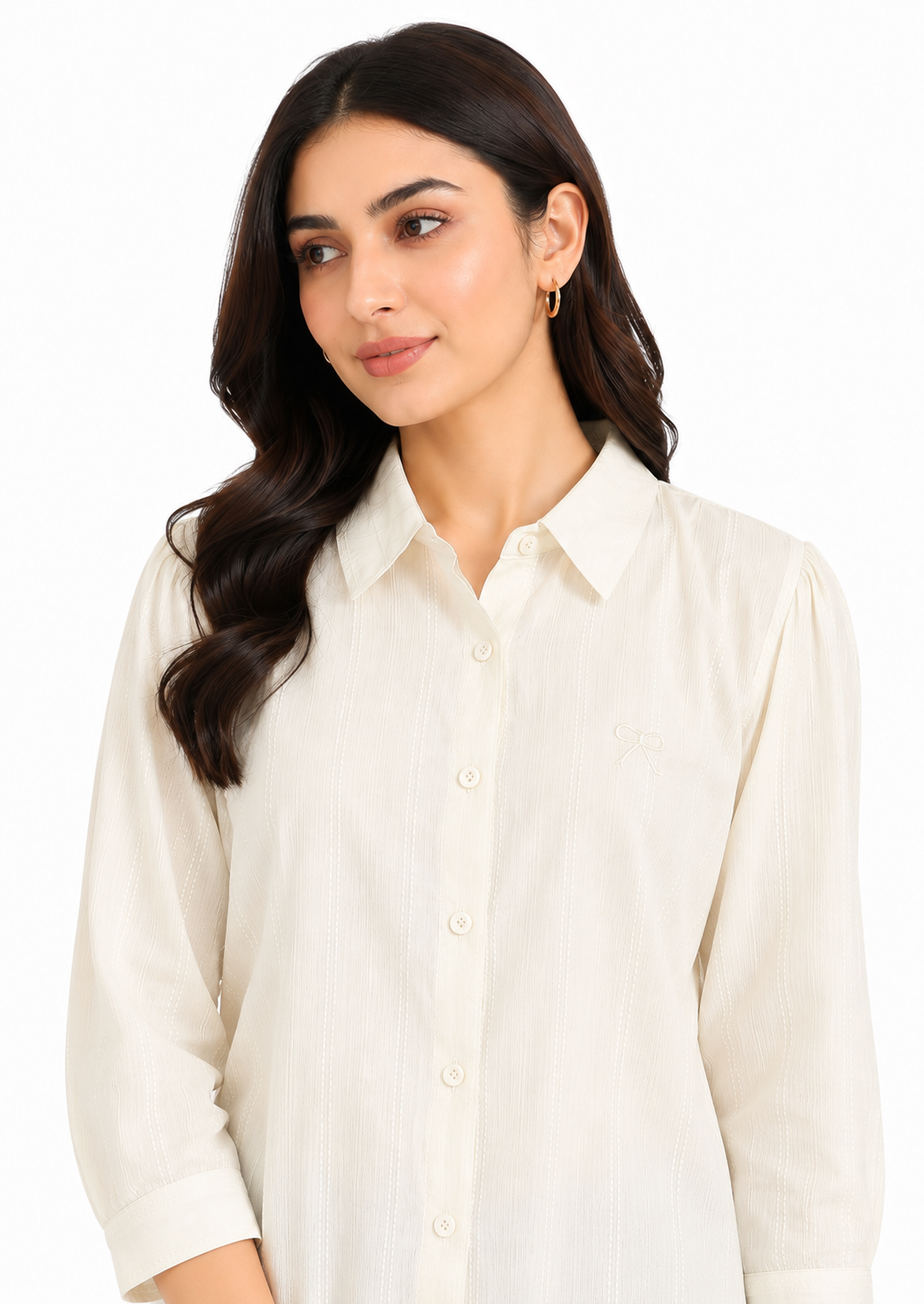 Ivory Breeze Shirt - Lightweight Casual Shirt - Image 3