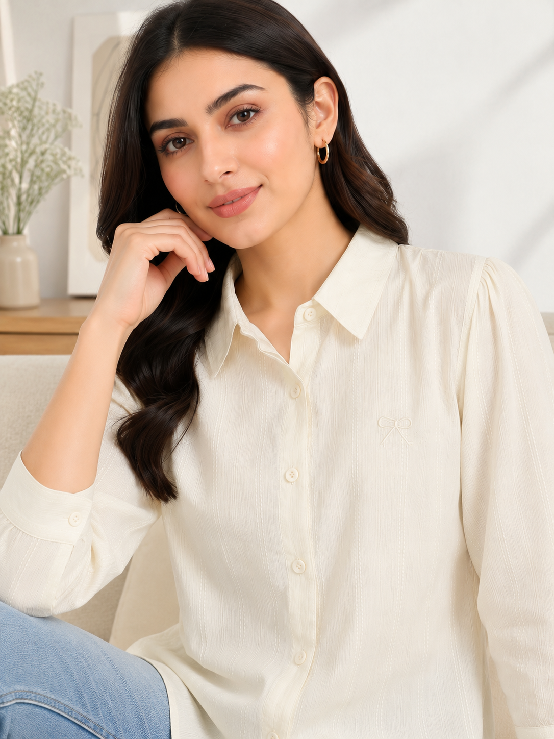Ivory Breeze Shirt - Lightweight Casual Shirt - Image 4