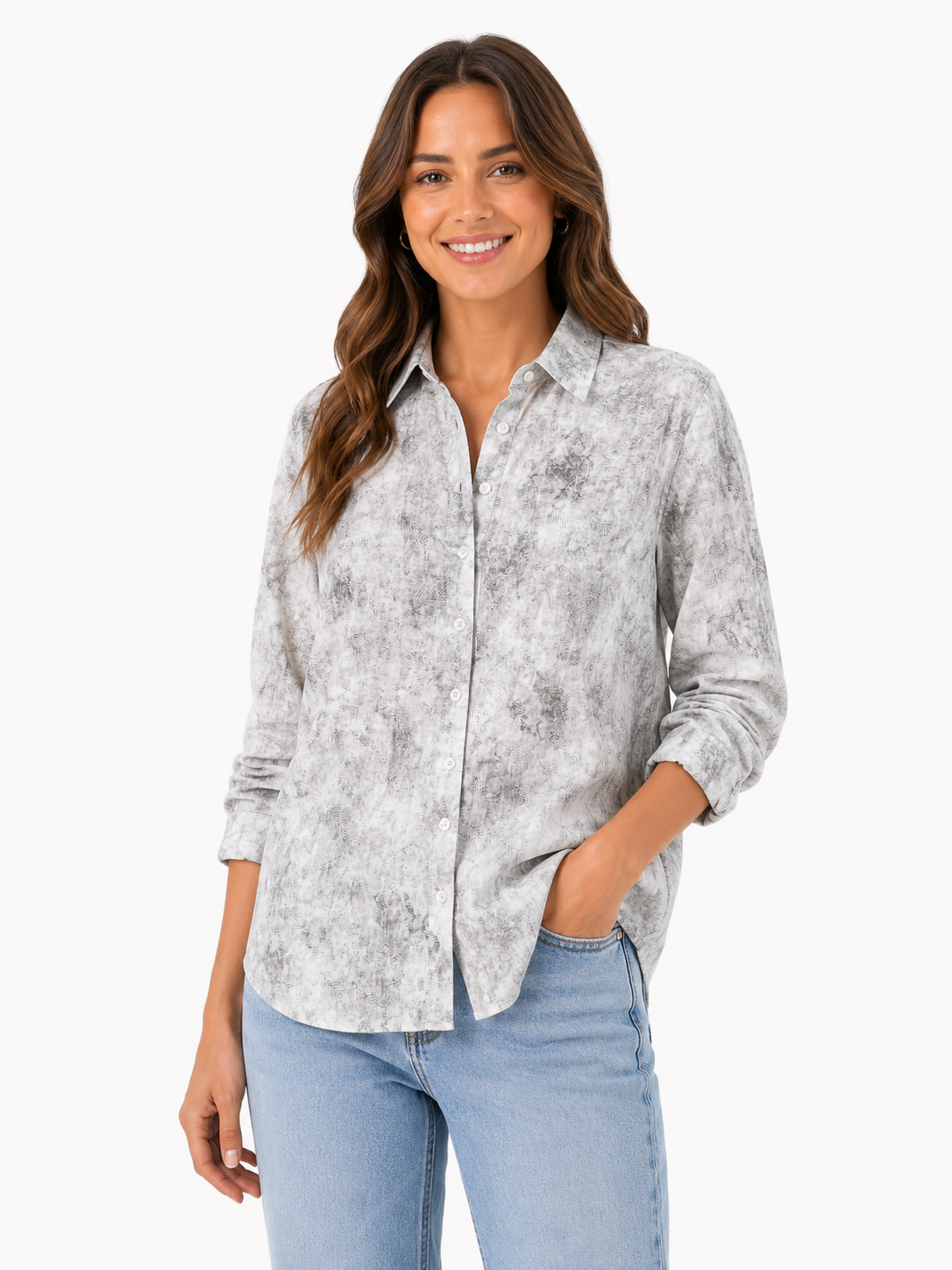 Smoky Cloud Women's Casual Shirt