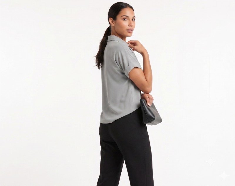 Slate Aura Top - Women's Shirt - Image 2