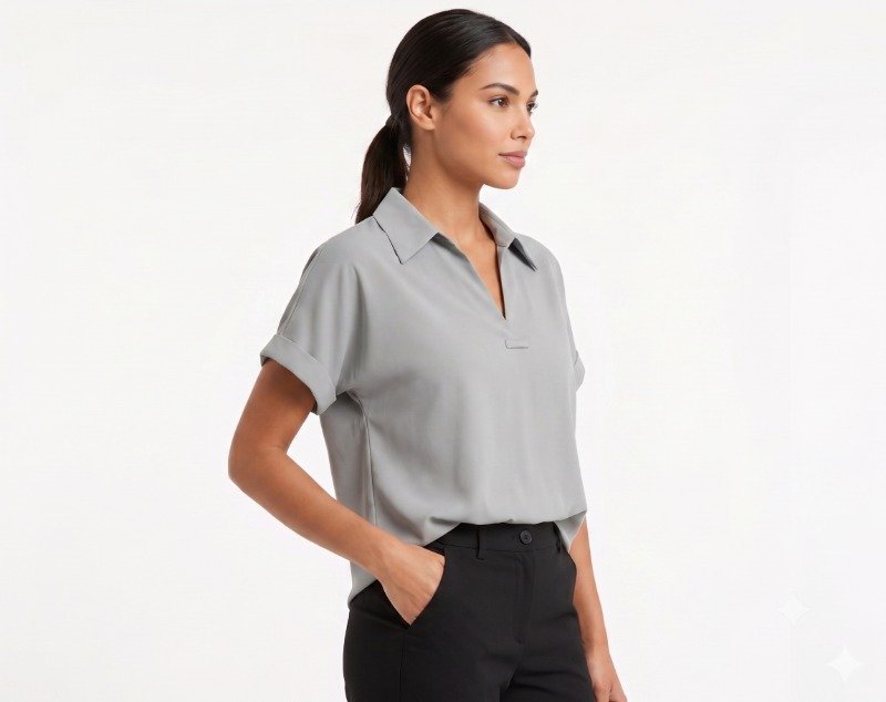 Slate Aura Top - Women's Shirt - Image 4