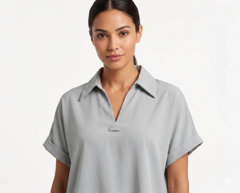 Slate Aura Top - Women's Shirt - Image 5