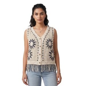 Onyx Daisytrail Crochet Top - Women's Shirt