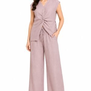 Dusty Rose Twist Co-Ord Dress Set