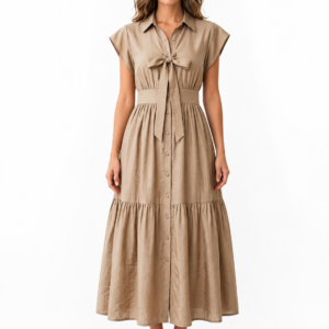 Sand Dune Tiered Maxi Dress - Boho Chic Summer Fashion