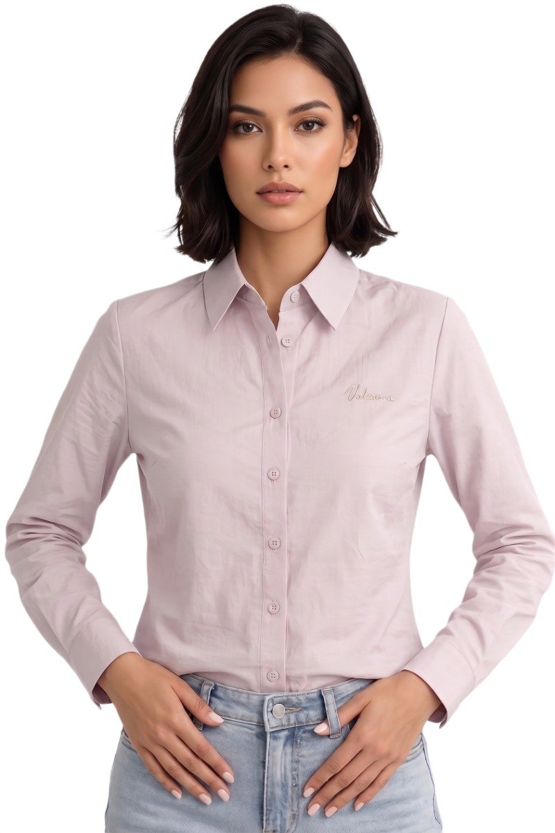 Blush Whisper Shirt - Women's Elegant Casual Shirt