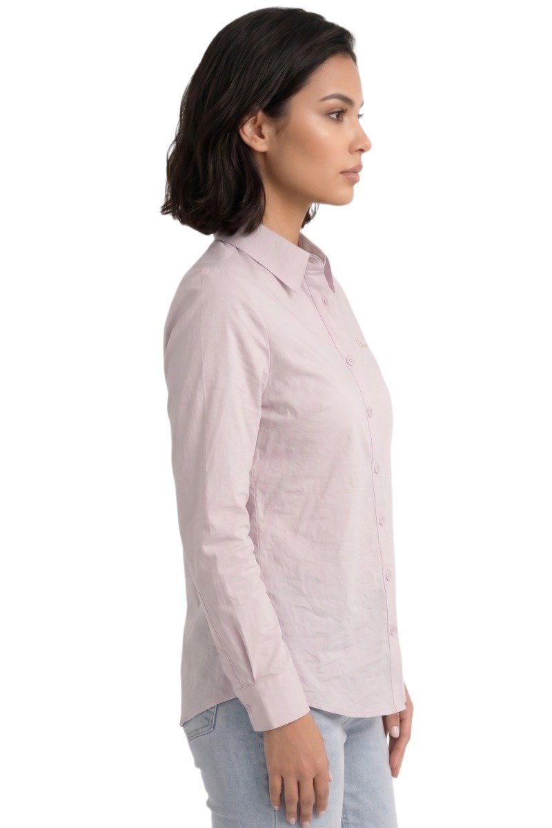 Blush Whisper Shirt - Women's Elegant Casual Shirt - Image 2